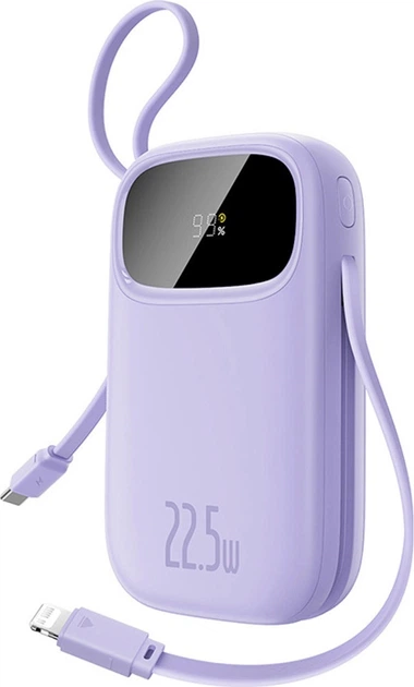 Powerbank Baseus EnerFill FC21 Qpow 3 Ultra 20000 mAh 22.5W Purple (P10082107513-00) - obraz 2