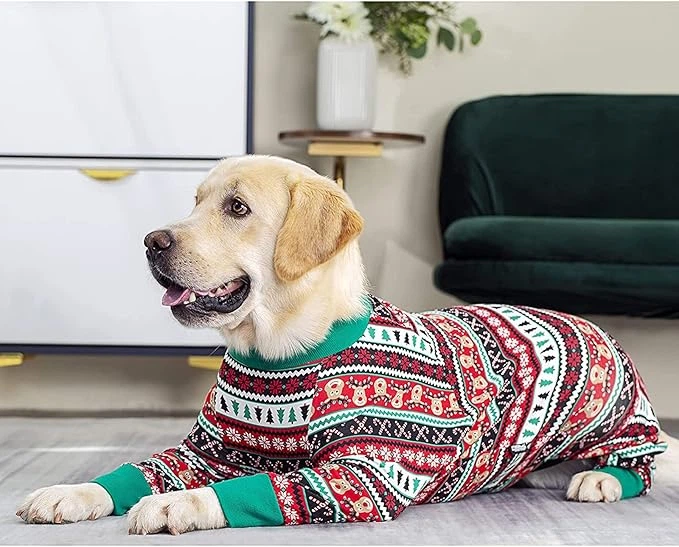 Пижама/попона для собак MIAODODO D15 Christmas striped, XS - изображение 3