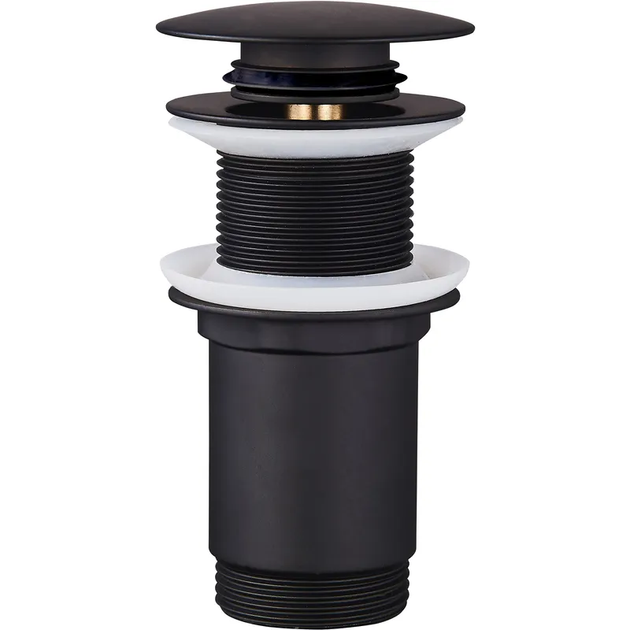 Донний клапан для раковини Koer PW-08-05 1 1/4'' без переливу автоматичний СLICK-СLACK (Колір чорн) (KR5789) - Фото 1 Донний клапан для раковини Koer PW-08-05 1 1/4'' без переливу автоматичний СLICK-СLACK (Колір чорн) (KR5789) - изображение 1