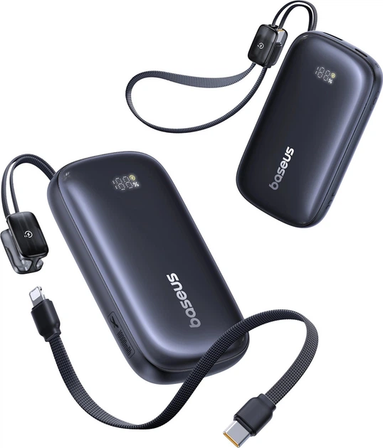 Powerbank Baseus EnerFill FC21 Qpow 3 Ultra 10000 mAh 22.5W Black (E0027L00) - obraz 2