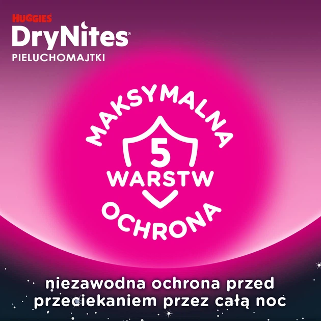 Підгузки-трусики Huggies DryNites для дівчаток 8-15 років 9 шт. (5029053527604) - зображення 5