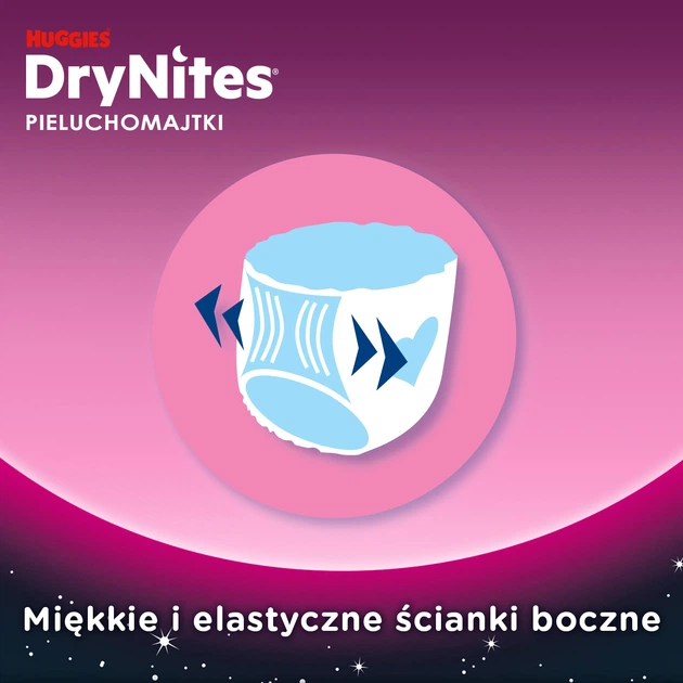 Підгузки-трусики Huggies DryNites для дівчаток 8-15 років 9 шт. (5029053527604) - зображення 6