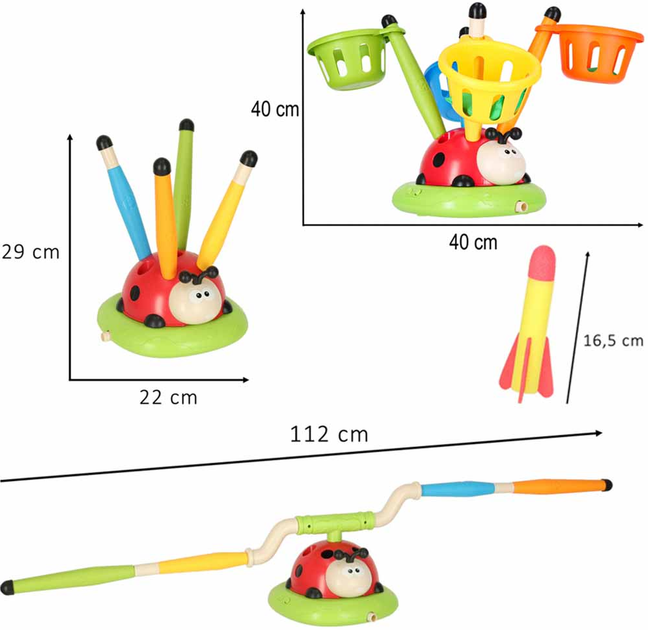 Gra zręcznościowa Ikonka Biedronka 4w1 (5903039767492) - obraz 15