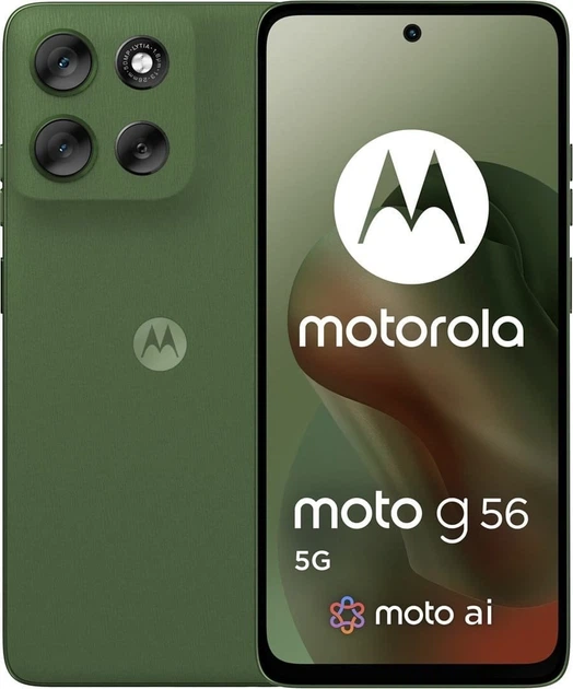 Мобільний телефон Motorola Moto G56 5G 8/256GB PANTONE Dill (PB7Y0033PL) - зображення 1