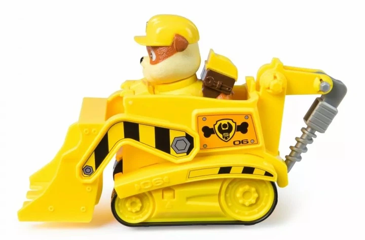Бульдозер Spin Master Paw Patrol Basic Vehicle Rubble c фігуркою (0778988507582) - зображення 4