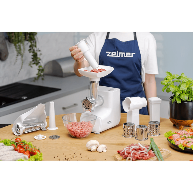 Мясорубка электрическая с шинковкой Zelmer ZMM3503B - Фото 7 Мясорубка электрическая с шинковкой Zelmer ZMM3503B - изображение 7