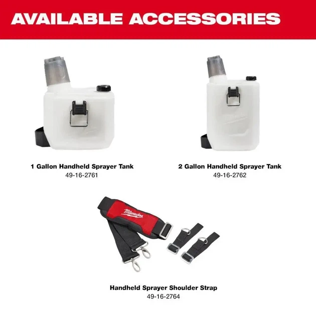 Ранцевий обприскувач Milwaukee 2528-21G2 M12 - Фото 4 Ранцевий обприскувач Milwaukee 2528-21G2 M12 - изображение 4