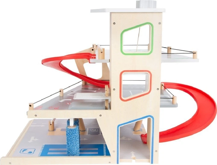 Паркінг гараж Small Foot преміум багаторівневий дерев'яний для машинок 11676 (4020972116765) - зображення 5