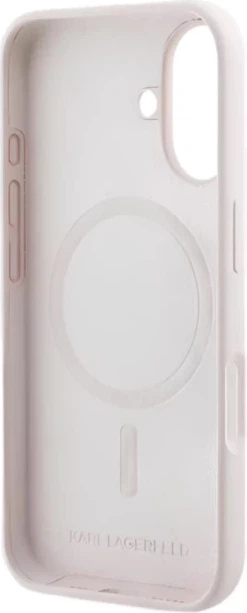 Etui plecki Karl Lagerfeld Karl & Choupette Head na Apple iPhone 16 Plus z MagSafe Różowy (3666339319571) - obraz 2