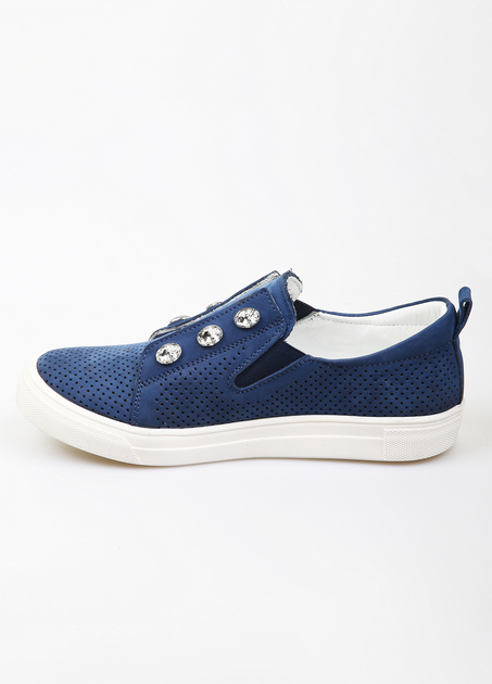 Слипоны Happy Walk 36 Синий (BEV-F-3086-Blue) - изображение 3