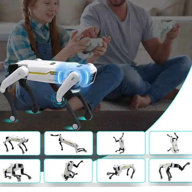 Робот собака Smart Dog на радіокеруванні іграшка песик акумуляторна на пульті управління - зображення 4
