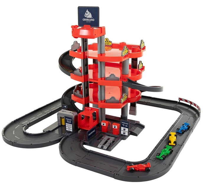 Wyścigowy parking Cavallino 4 poziomy i 2 samochody 4757LN04 (8719214079116) - obraz 1