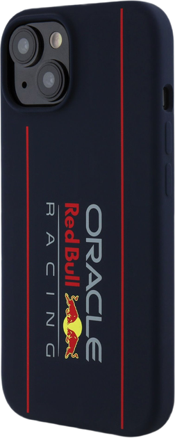 Панель Red Bull Silicone Vertical Logo MagSafe для Apple iPhone 16 Pro Max Navy (RBHMP16X24SIOLRV) - зображення 1