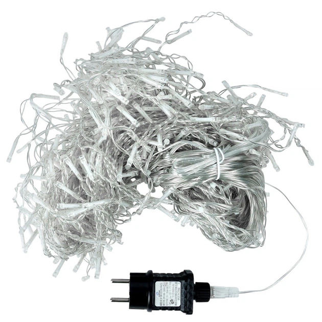 Kurtyna świetlna Vilde 839441 zewnętrzna 500 LED Zimna Biała (5904316479312) - obraz 3