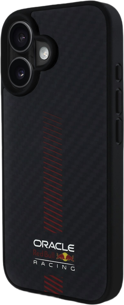 Панель Red Bull Carbon Fiber Powerbar MagSafe для Apple iPhone 16 Plus Black (RBHMP16M24CFGSMK) - зображення 2