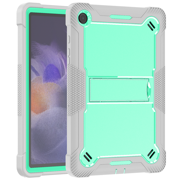 Протиударний чохол з підставкою Shockprof Capsule для Samsung Galaxy Tab A9+ / A9 Plus 11" SM-X210 SM-X216 Бірюзовий - Фото 2 Протиударний чохол з підставкою Shockprof Capsule для Samsung Galaxy Tab A9+ / A9 Plus 11" SM-X210 SM-X216 Бірюзовий - зображення 2