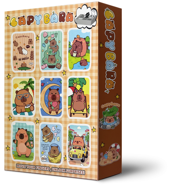 Игровой набор CapyBara: коллекционные фигурки Капибара – 9 в 1 это яркий адвент-календарь с коллекционными сюрпризами YL7501 - Фото 1 Игровой набор CapyBara: коллекционные фигурки Капибара – 9 в 1 это яркий адвент-календарь с коллекционными сюрпризами YL7501 - изображение 1