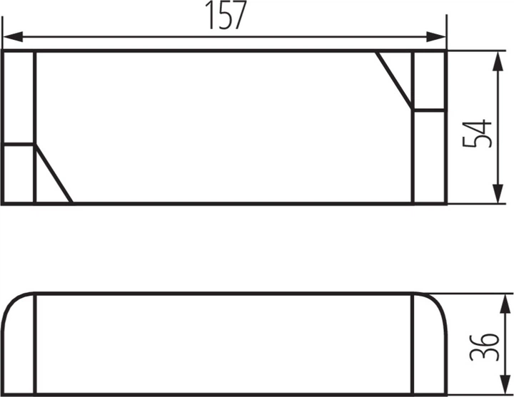 Transformator Kanlux CV POWELED 12 V 60 W 26811 (5905339268112) - obraz 2