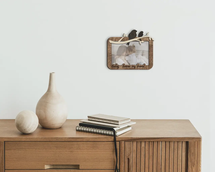 Фоторамка The Frame Depot с птицами надпись Навсегда мой друг Темно-коричневый (birds_gift_for_mom) - изображение 2