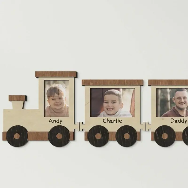 Фоторамка The Frame Depot деревянная Вагон для детских фотографий Бежевый (railway_carriage_4x6_train) - изображение 2