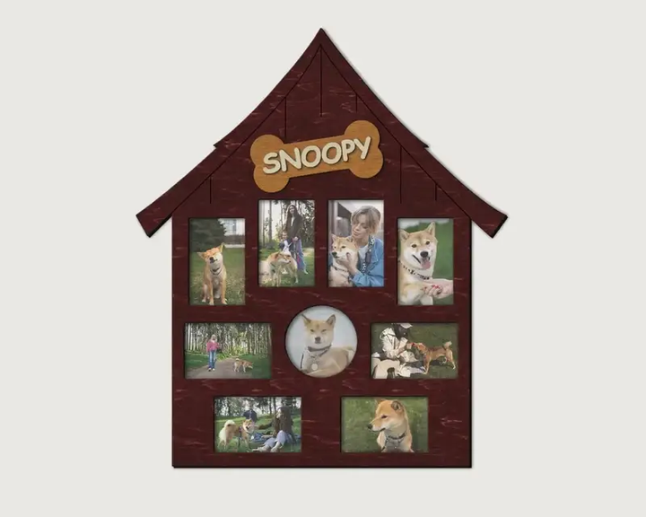 Фоторамка The Frame Depot Собачья будка на 9 фотографий Бордовый (doghouse) - Фото 1 Фоторамка The Frame Depot Собачья будка на 9 фотографий Бордовый (doghouse) - изображение 1