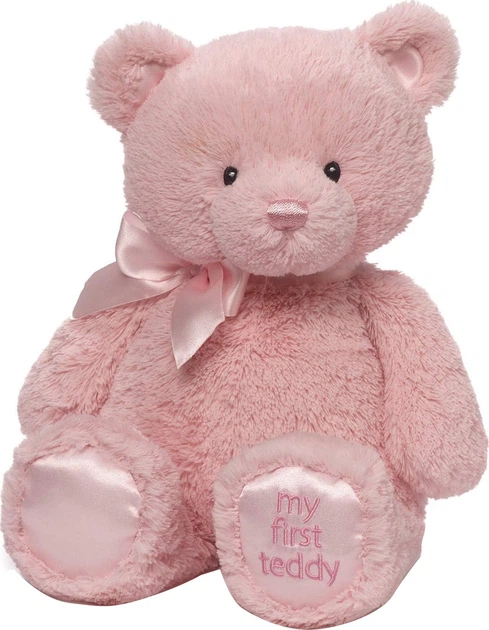 Maskotka Gund My 1st Teddy Różowy 38 cm 6055513 (778988477472) - obraz 1
