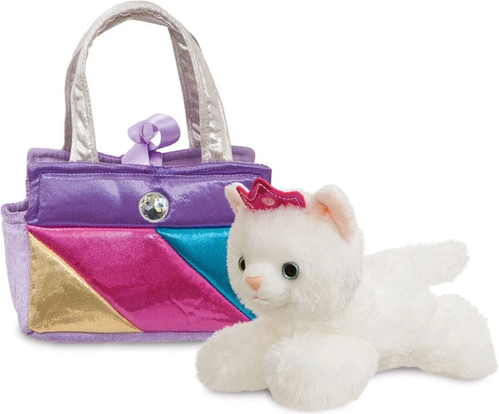 Maskotka Aurora Fancy Pals Kot w torbie 20 cm 210552C (4894856055224) - obraz 2