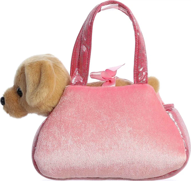 Maskotka Aurora Fancy Pals Labrador w torbie 20 cm 200374H (5034566613652) - obraz 4