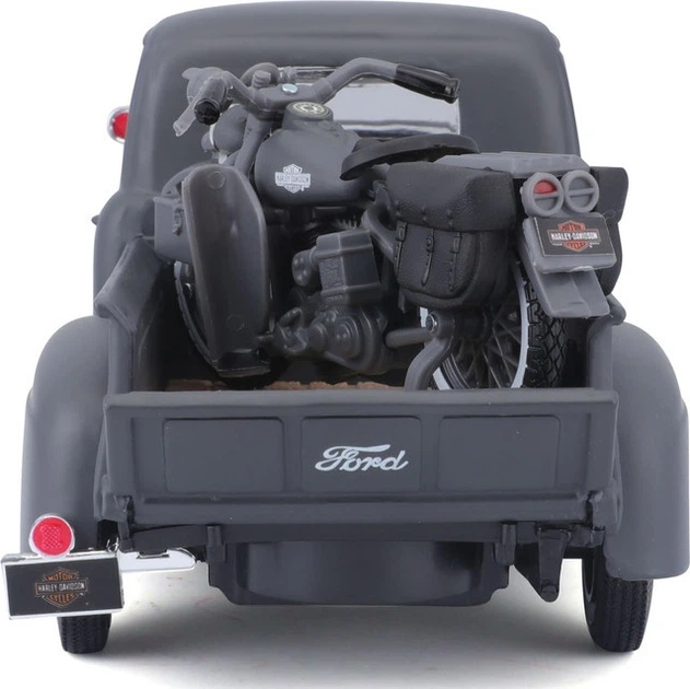 Zestaw metalowych modeli Maisto Harley-Davidson Ford F-1 i wojskowy Harley-Davidson WLA Flathead 1942 2 szt 1:24 MST32185 (90159321859) - obraz 7