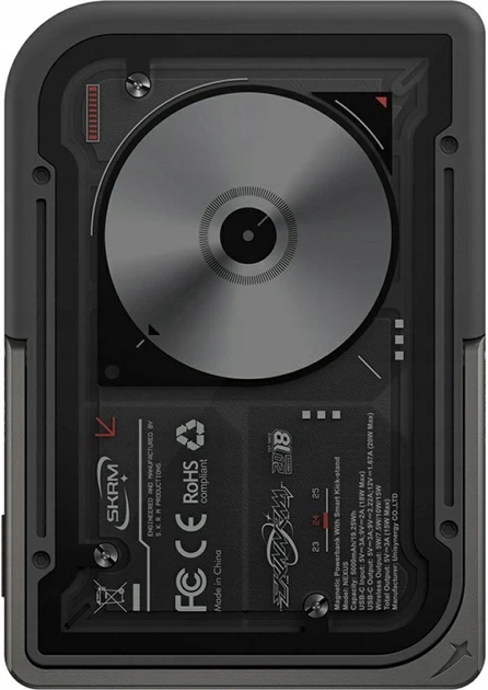 УМБ SkinArma Nexus Nova Magnetic Kick-Stand MagSafe 5000 mAh 20W Black (SK-PB5KNEXUS-NOVBLK) - зображення 1