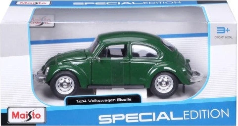 Metalowy model samochodu Maisto Special Edition Volkswagen Beetle 1:24 MST31926GN (90159072294) - obraz 2