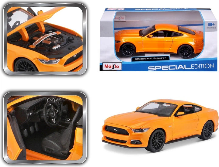 Metalowy model samochodu Maisto Special Edition Ford Mustang GT 2015 1:24 MST31508OG (90159072515) - obraz 4