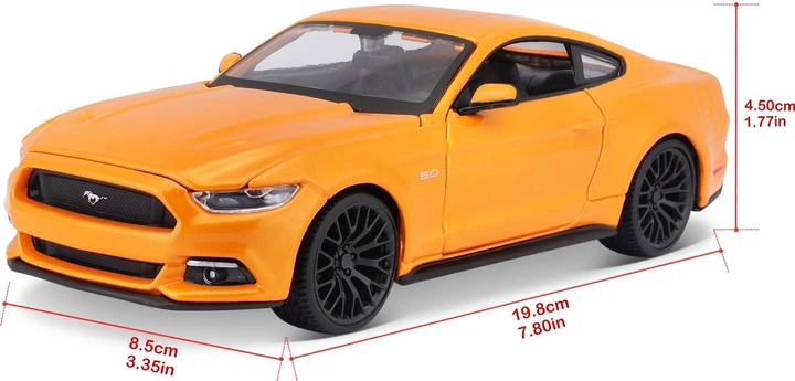 Metalowy model samochodu Maisto Special Edition Ford Mustang GT 2015 1:24 MST31508OG (90159072515) - obraz 14