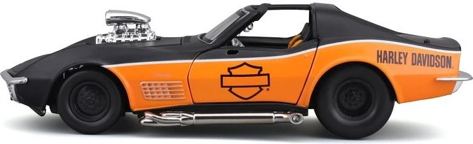 Metalowy model samochodu Maisto Harley-Davidson Corvette 1970 1:24 MST32193 (90159321934) - obraz 4