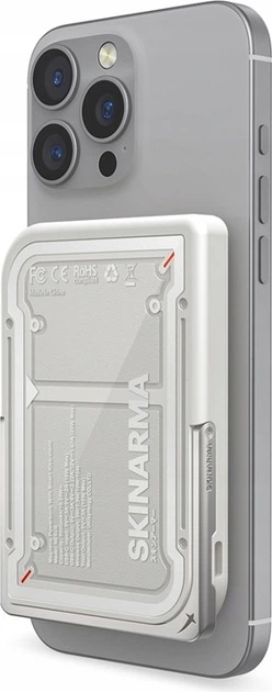 Powerbank Skinarma Nexus Mecha Magnetic Kick-Stand MagSafe 5000 mAh 20W Gray (SK-PB5KNEXUS-MECLGY) - obraz 3