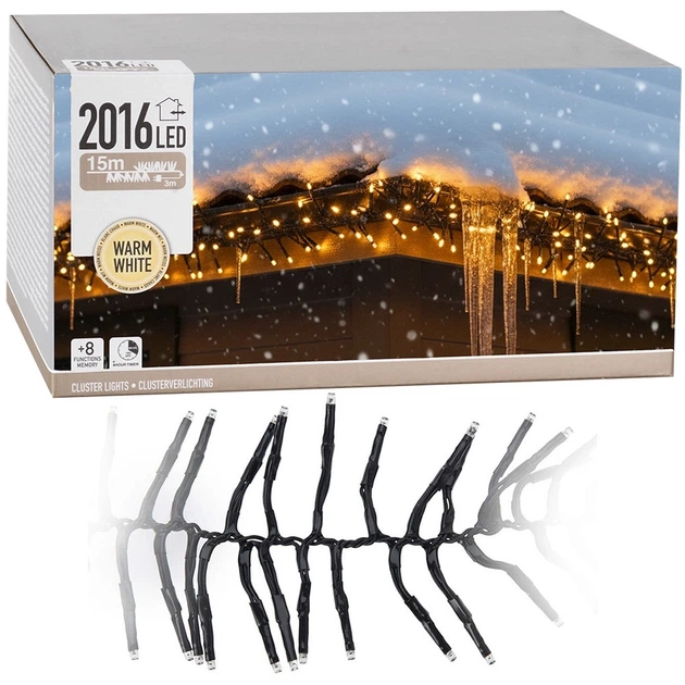 Girlanda Home Styling Collection 839544 lampki świąteczne 2016 LED Ciepły Biały (8720573813235) - obraz 2