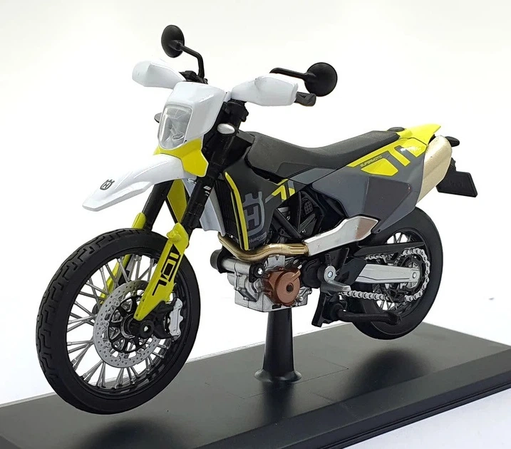 Metalowy model motocykla Maisto Husqvarna 701 Supermoto 2023 1:18 MST32726 (090159327264) - obraz 4