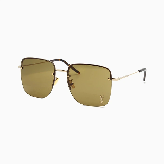 Сонцезахисні окуляри SAINT LAURENT Brown/Gold SL-312M-014-58 MISC - зображення 2