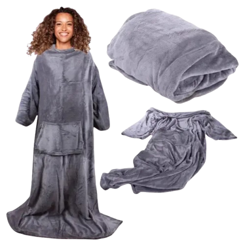Плед - ковдра із рукавами та кишенею - Snuggle 170х140см One Size - зображення 2