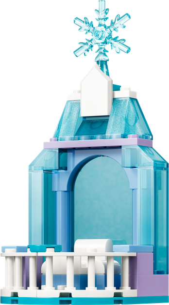 Zestaw klocków LEGO Disney Princess Lodowy zamek Elzy i śnieżna przejażdżka 216 elementów (43281) - obraz 4