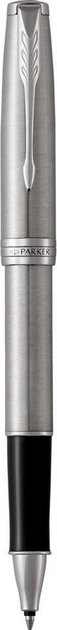 Pióro kulkowe Parker Sonnet Stainless Steel CT Szara obudowa Czarna (3501179315119) - obraz 1