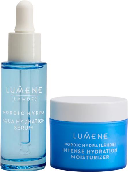 Набір для догляду за обличчям Lumene Nordic Hydra Deep Dive Hydration Крем для обличчя 50 мл + Сироватка для обличчя 30 мл (6412600864366) - зображення 2