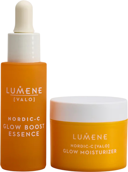 Набір для догляду за обличчям Lumene Nordic-C Feel Good Glow Крем для обличчя 50 мл + Есенція для обличчя 30 мл (6412600864359) - зображення 2