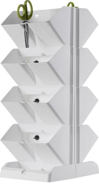 Вертикальний садовий настінний модуль Kadax Seres 48 x 19 см Білий (K8014) - зображення 7