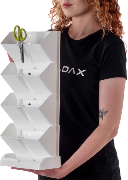 Вертикальний садовий настінний модуль Kadax Seres 48 x 19 см Білий (K8014) - зображення 10