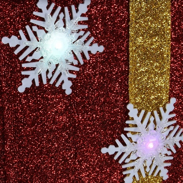 Lampka ogrodowa Vilde 839404 prezent świecący 14 LED 46 cm Czerwony (8720573361781) - obraz 3