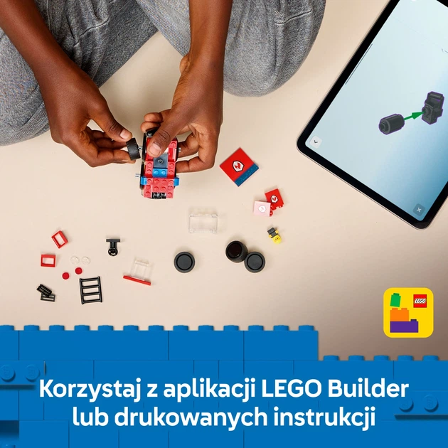 Zestaw klocków LEGO CITY Pojazdy — Wóz strażacki 67 elementów (60482) - obraz 7