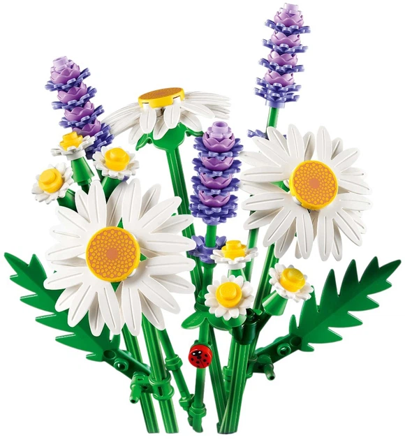 Zestaw klocków LEGO Botanicals Stokrotki 133 elementy (11508) - obraz 2