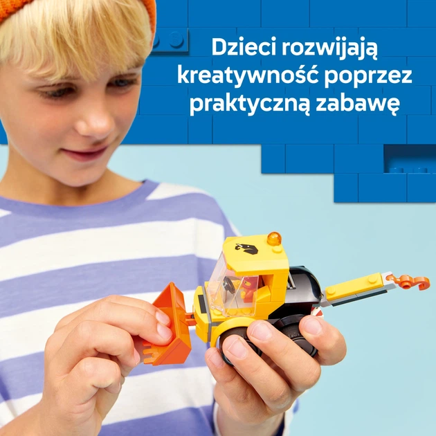 Zestaw klocków LEGO CITY Pojazdy — Ładowarka kołowa 61 elementów (60483) - obraz 5