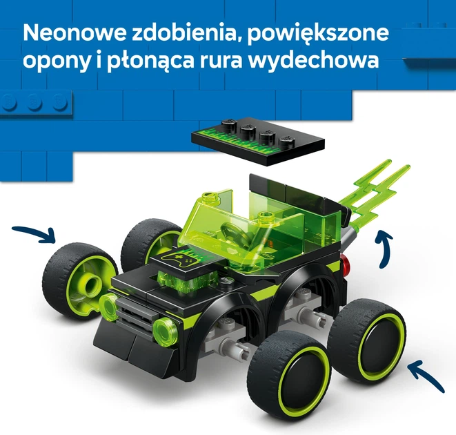Zestaw klocków LEGO CITY Pojazdy — Gamingowa wyścigówka 64 elementów (60484) - obraz 4